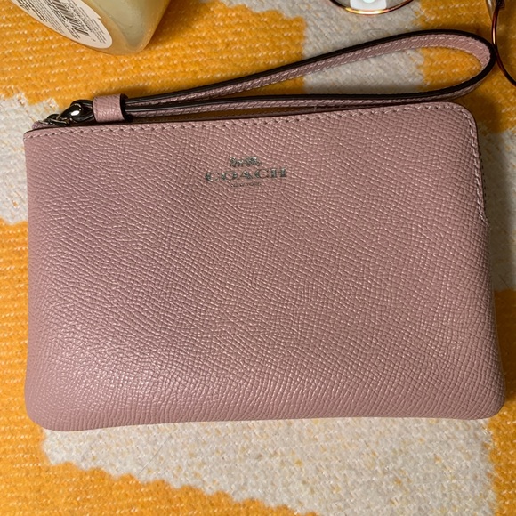Coach Corner Zip Wristlet - Picture 2 of 6